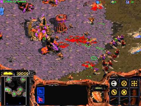 Starcraft Brood War Campaign : Zerg Scenario 1. Disruption