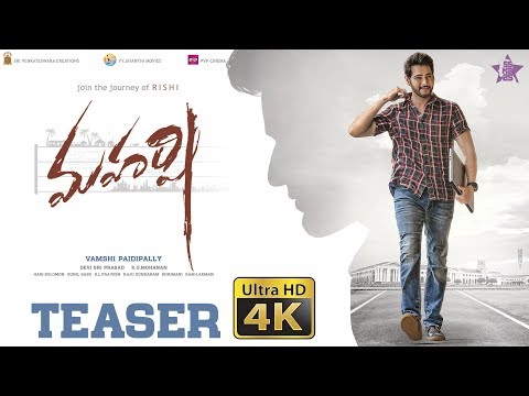 Mahesh babu Pooja Hegde Maharshi Telugu Movie teaser 2019