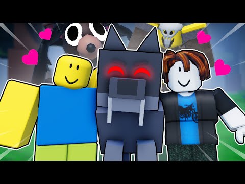 99 NIGHTS IN THE FOREST, BUT ALPHA WOLF IS FRIENDLY! Roblox Animation