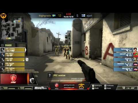 Ajuri vs. highgrade | MSI Beat it! 2013 | de_dust2