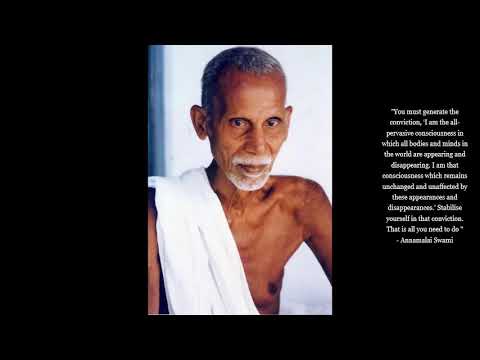 Annamalai Swami (2) - Key Pointers for Meditation - (Disciple of Ramana Maharshi) - Advaita -Vedanta