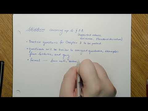 MAE 209 - Lecture 10 - Probability Distributions of Discrete Random Variables - Winter 2022