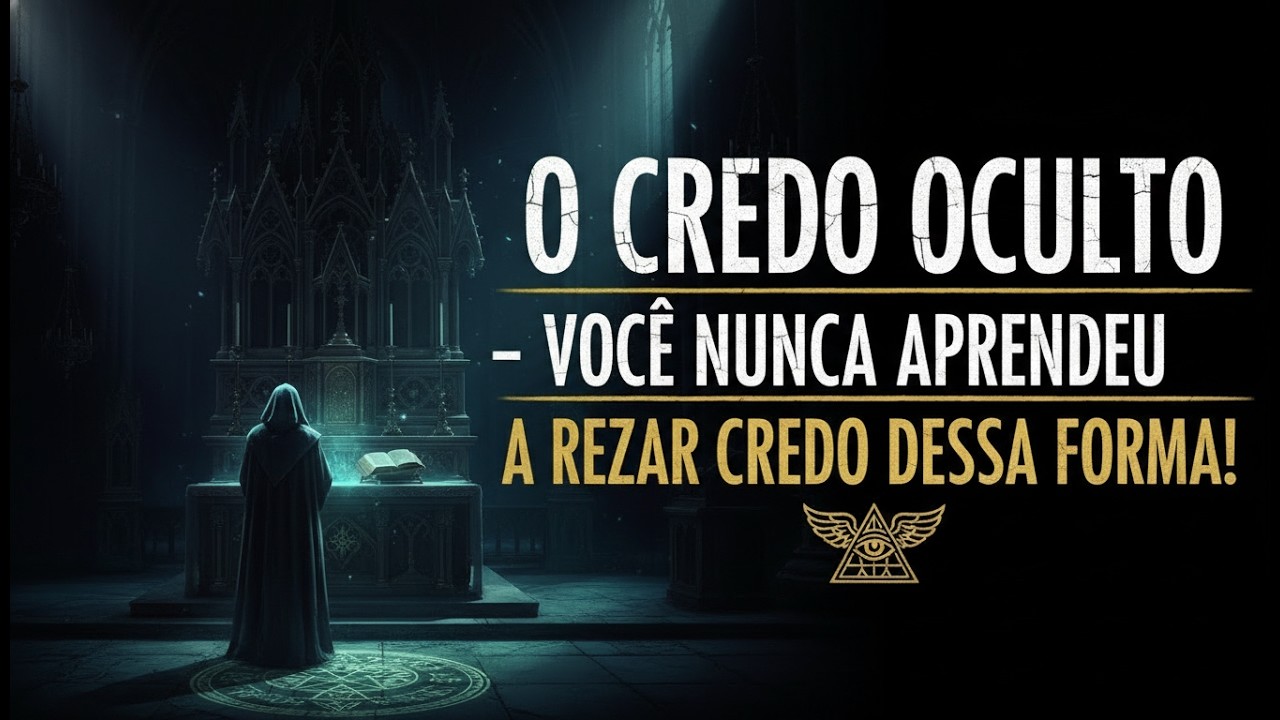 ORAÇÃO OCULTA DO CREDO MANTIDA EM SEGREDO - QUEM REALIZA ISSO TEM O PODER DE TUDO