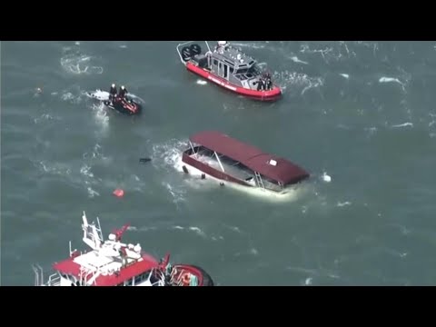 1 dead, 3 missing after boat capsizes near San Francisco's Alcatraz Island