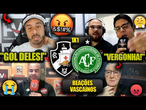REAÇÕES dos VASCAÍNOS - VASCO 1X1 CHAPECOENSE - BRASILEIRÃO 2026 - REACT VAMOS RIR DO VASCO!