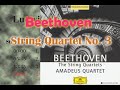 Beethoven String Quartet No. 1 in F major op.18-1(Amadeus Quartet 1961)