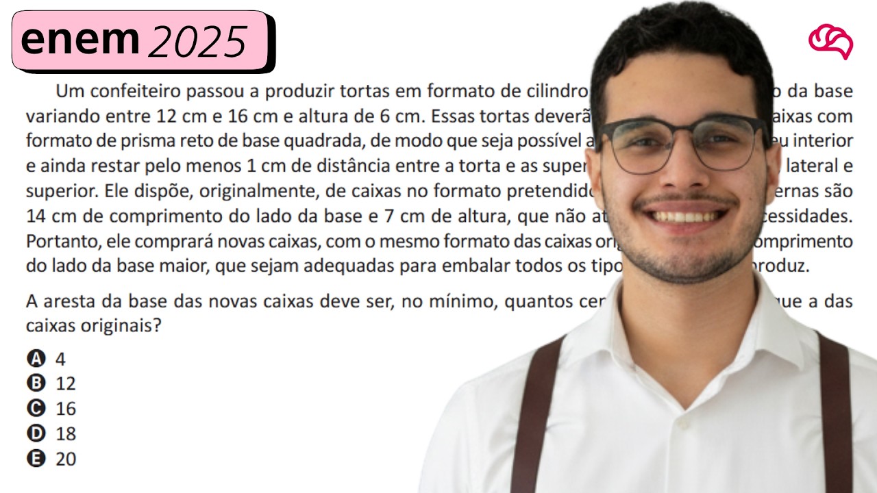 Resolução em Vídeo — Questão 171 ENEM 2025
