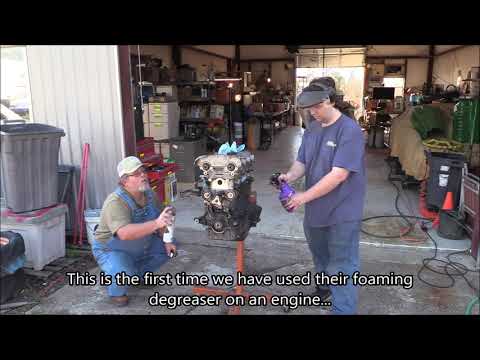 Testing Super Clean Foaming Degreaser