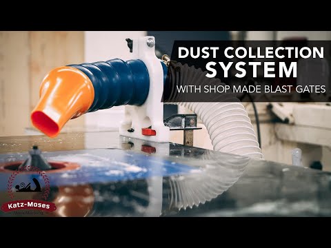 Dust Collection Install with Lots of Tips,Tricks and Shop Made Blast Gates