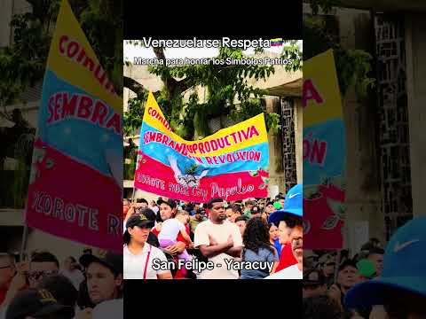 Que viva Venezuela!! Que viva la Patria de Bolivar 🇻🇪#venezuela🇻🇪 #yaracuy #paz #marcha