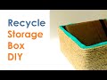 Recycle Boxes Into Usable Beautiful Storage Part 1