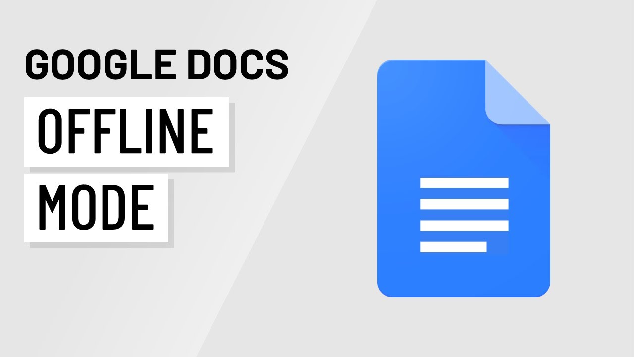 Google Docs: Editing Docs Offline