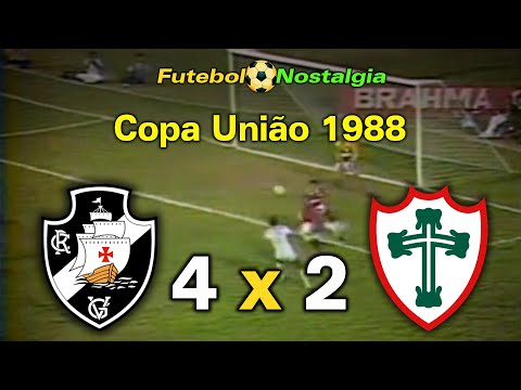 Vasco 4 x 2 Portuguesa - 11-09-1988 ( Copa União )