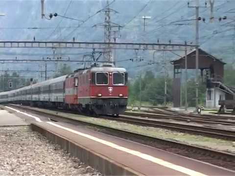 082 Gotthard Railway South Ramp Summer 2005 (1), from Biasca to Faido - BEST GOTTHARD on YouTube