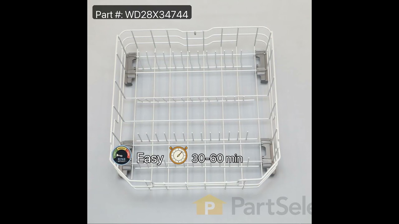 Replacing your General Electric Dishwasher LOWER RACK