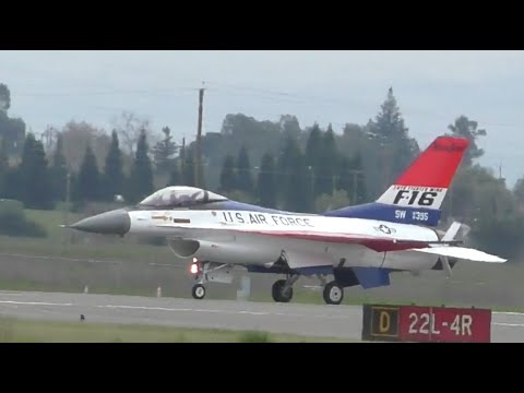 Thrilling F-16 VIPER Demo at the California Capital Airshow 2025