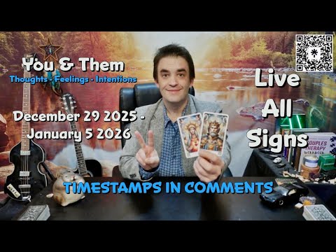 ALL SIGNS LOVE TAROT READING YOU AND THEM DECEMBER 29 2025 - JANUARY 5 2026