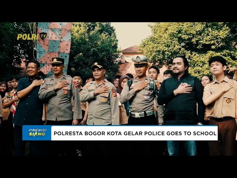 POLRESTA BOGOR KOTA GELAR POLICE GOES TO SCHOOL, SOSIALISASI ANTI NARKOBA &amp; KESELAMATAN BERKENDARA