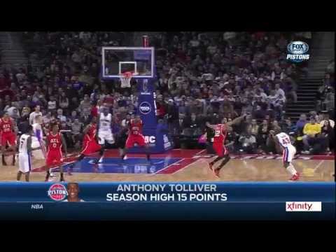 Anthony Tolliver puts in work vs. Hawks