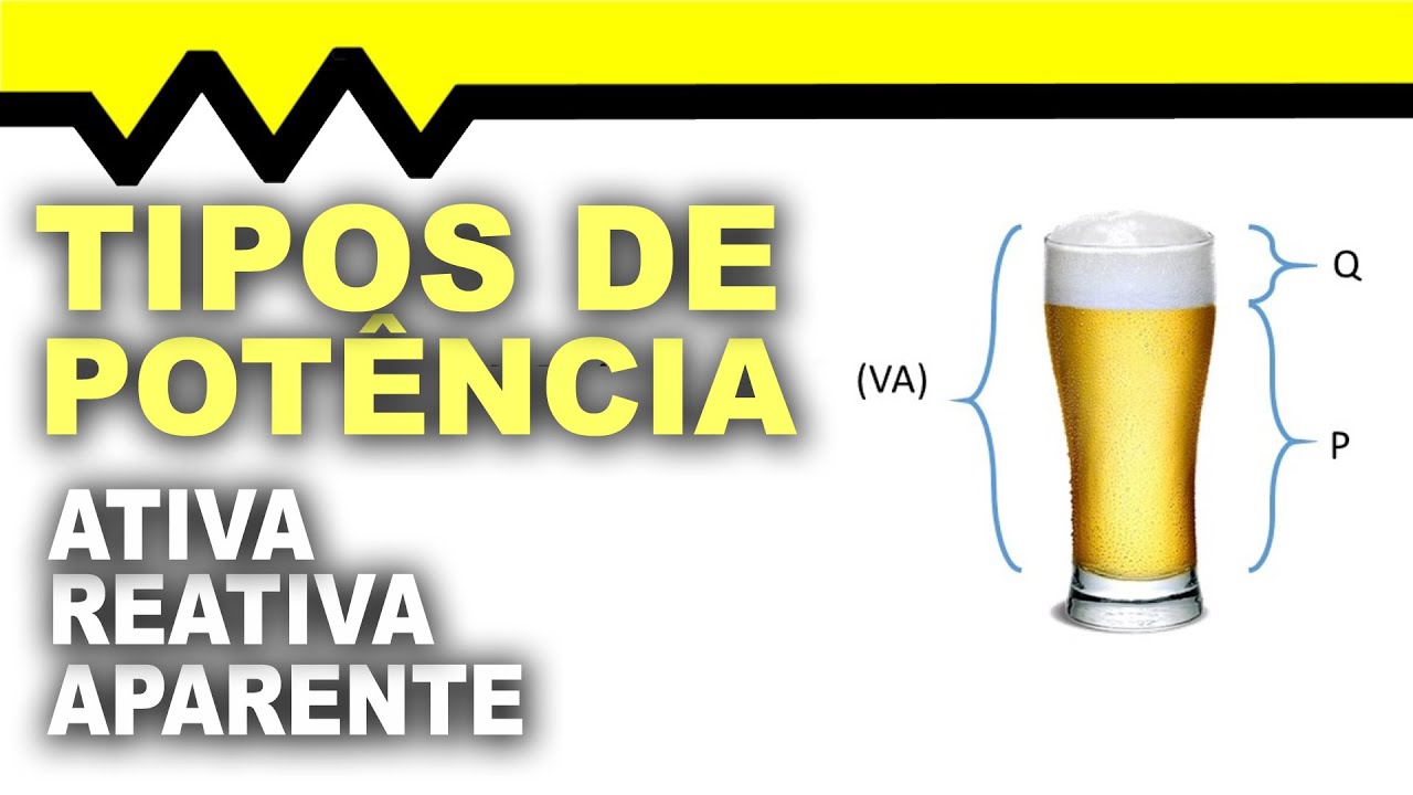 Potencia ativa, reativa, e aparente. Entenda!