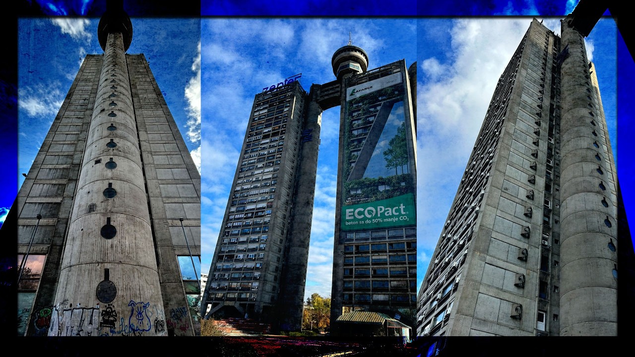 Inside Abandoned Genex Tower in Belgrade