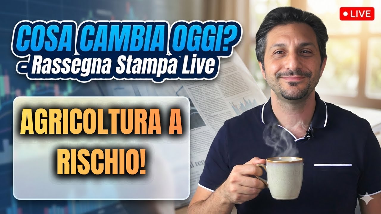 La SICCITA' DISTRUGGE il mercato ALIMENTARE!