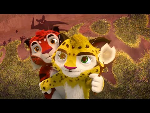Leo and Tig -  Little Feat  + Off with the Feathered Ones  - animal cartoon
