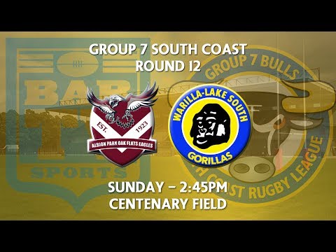 2018 Group 7 RL 1st Grade Round 12 - Albion Park v Warilla-Lake South Gorillas