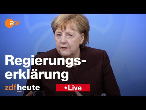 Regierungserklärung von Kanzlerin Merkel