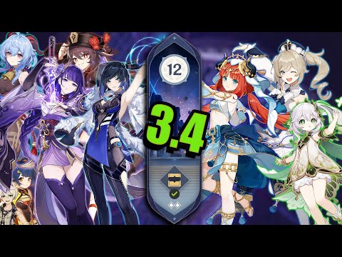 It Requires The Strongest Teams To Beat 3.4 Spiral Abyss Floor 12 & DPS Barbara | Genshin Impact