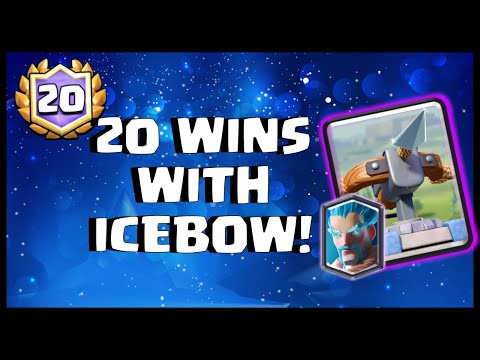 I BEAT 20 WIN CHALLENGE WITH ICEBOW! CLASH ROYALE 20 WIN CHALLENGE! 😱🔥