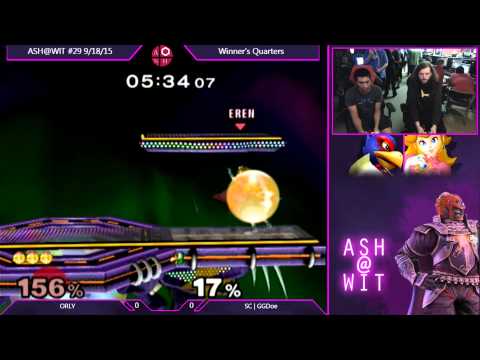ORLY (Peach, Falco) vs SC | GGDoe (Falco) - ASH@WIT #29 Melee Winner's Quarters