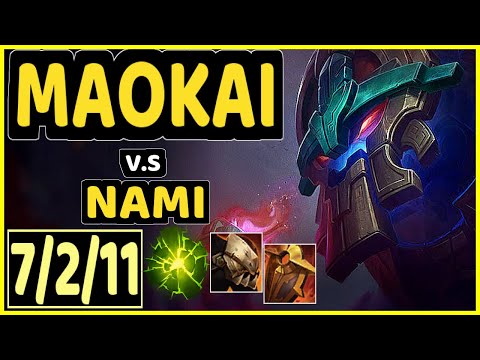 MAOKAI vs NAMI - 7/2/11 KDA BOTTOM SUPPORT CHALLENGER GAMEPLAY - NA