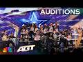 LaRussell S Crew Brings Pure Joy To The AGT Stage Auditions AGT 2026