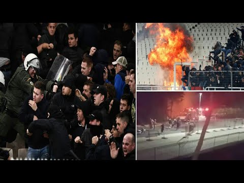 Athens vs Dinamo UEFA postpones AEK Athens-Dinamo Zagreb match after fan killed in clashes