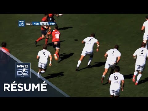 PRO D2 - Résumé Aurillac-Oyonnax: 20-19 - J1 - Saison 2018/2019