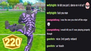 I Put TTV in My Fortnite Name and Danced on Every Kill in Arena