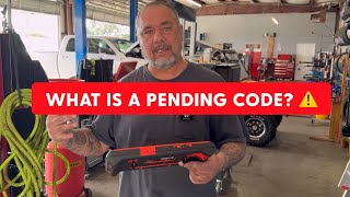 What’s a pending code ⚠️