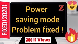 How To Solve Power Saving Mode Problem? Computer Entering Power Saving Mode On Startup.