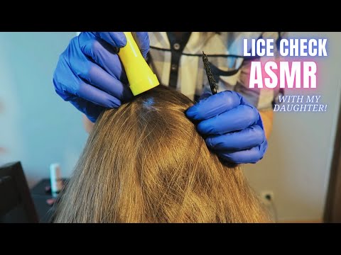 ASMR po polsku Badanie Lekarskie Głowy na Wszy. Gość specjalny! | ASMR Lice Check with Special Guest