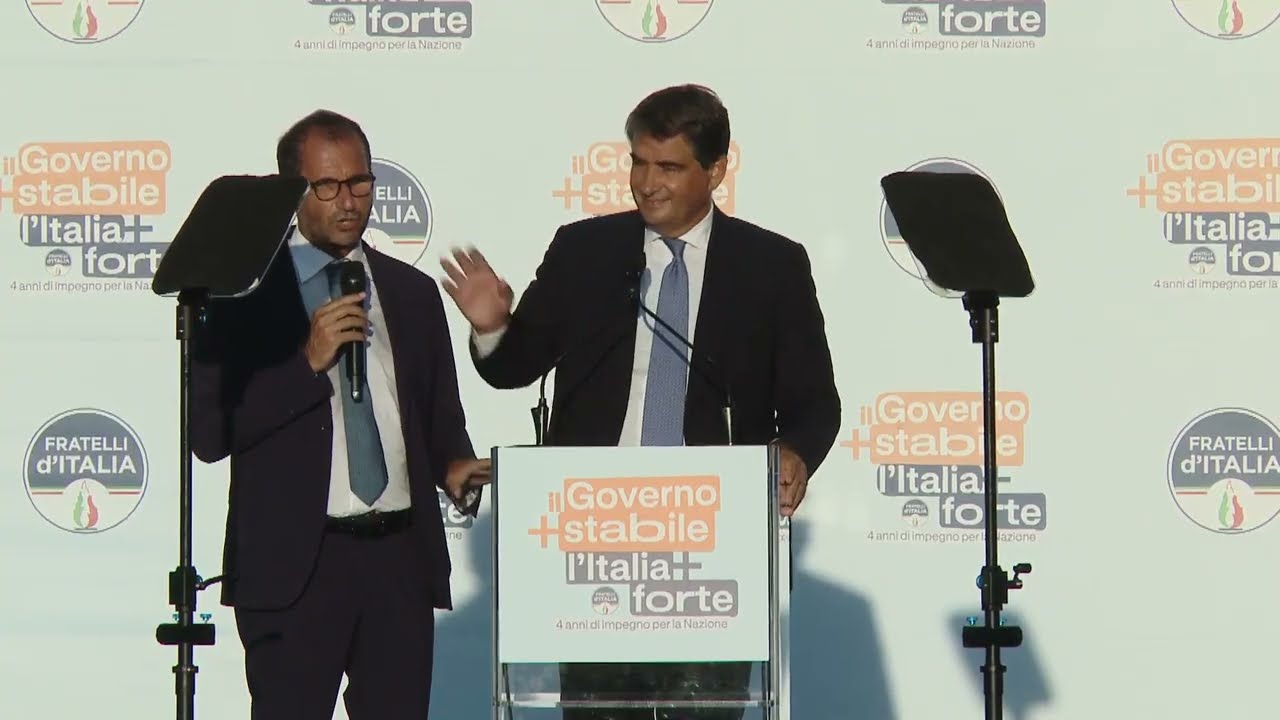 RAFFAELE FITTO INTERVIENE ALL'EVENTO DI BARI "IL GOVERNO PIÙ STABILE"
