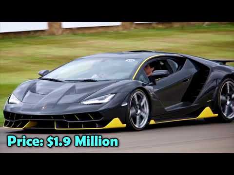 the most expensive 10 cars