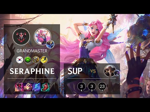 Seraphine Support vs Sett - KR Grandmaster Patch 10.23