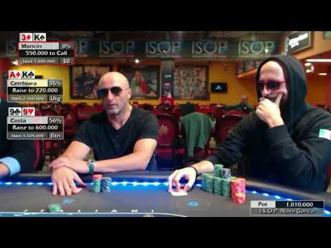 ISOP Championship 2017-2018 Evento 2 Final Table FORMAT TV Sintesi