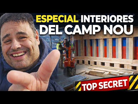  🔥CAMP NOU EL SANTO GRIAL REVELADO. TODOS los INTERIORES. Obras en el Camp Nou.  