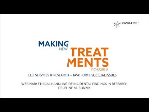 ELSI Dialogues - Ethical handling of incidental findings in research