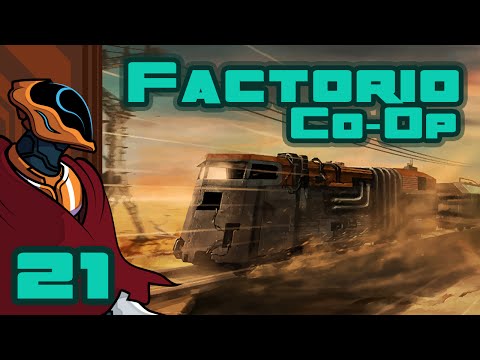 Let's Play Factorio Co-Op - PC Gameplay Part 21 - Choo Choo!