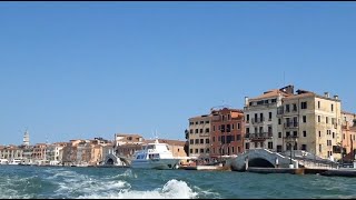 Boat Trip in Grand Canal Venice Italy