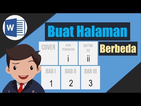 Cara Buat Halaman Berbeda (Romawi dan Angka) di Ms. Word