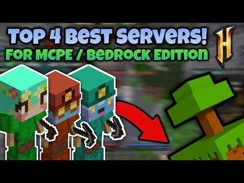 Livenjo - Top 4 *BEST* Hypixel Like Skyblock Servers For Mcpe (Bedrock Edition) Minecraft 2022, PS4, XBOX